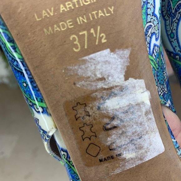 Leather Slingbacks 37.5 - Picture 6 of 8